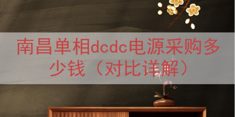 南昌单相dcdc电源采购多少钱（对比详解）